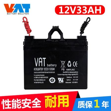 威艾特VAT蓄电池 A518L 12V33AH太阳能蓄电池 UPS EPS铅酸蓄电池