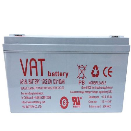威艾特VAT蓄电池 12V100AH UPS EPS铅酸蓄电池 太阳能风能蓄电池 举报
